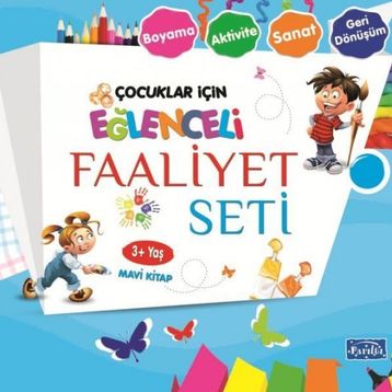Eğlenceli Faaliyet Seti - Mavi Kitap - 3+ Yaş - Kolektif