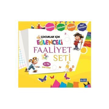 Eğlenceli Faaliyet Seti - Sarı Kitap - 3+ Yaş - Kolektif