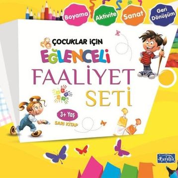 Eğlenceli Faaliyet Seti - Sarı Kitap - 3+ Yaş - Kolektif
