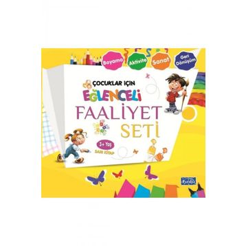 Eğlenceli Faaliyet Seti - Sarı Kitap - 3+ Yaş - Kolektif
