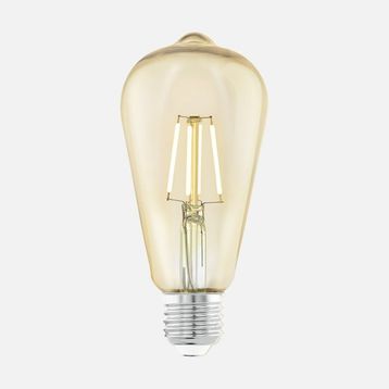 Eglo Amber ST64 4 W Beyaz Klasik E27 Duy Led Ampul