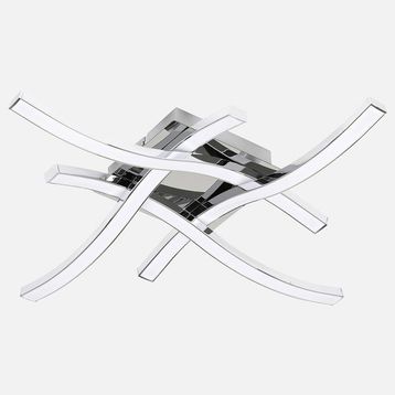 Eglo Cabezas Krom 4x5 W Led Slım Avize