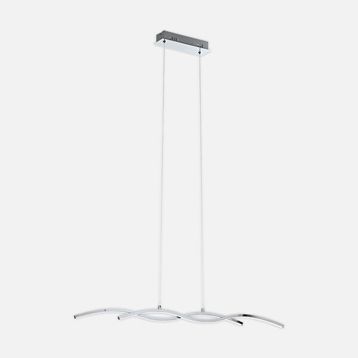 Eglo Lasana 2 Modern Tekli Led Çelik Dikdörtgen Sarkıt Avize