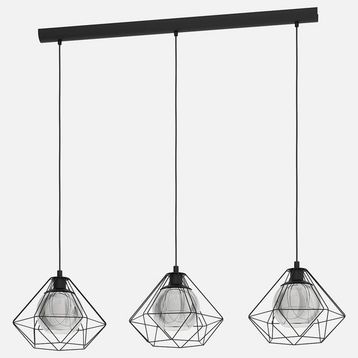 Eglo Vernham Modern 3'lü E27 Duy Metal Avize