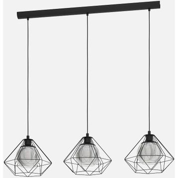 Eglo Vernham Modern 3'lü E27 Duy Metal Avize