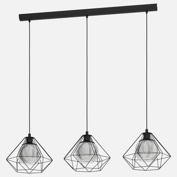 Eglo Vernham Modern 3'lü E27 Duy Metal Avize