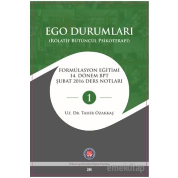 Ego Durumları Rölatif Bütüncül Psikoterapi