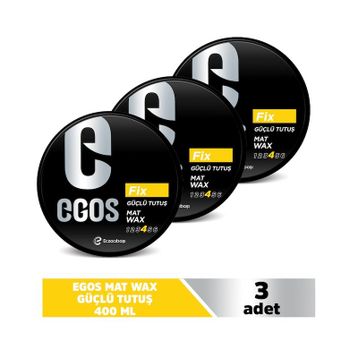 Egos Mat Güçlü 3x100 ml Wax