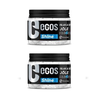 Egos No:4 2x400 ml Islak Sert Jöle Shine