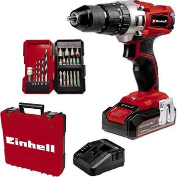 Einhell TE-CD 18/2 Li-I 18 V 2.5 Ah Akülü Darbeli Matkap+22 Parça Vidalama Set