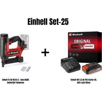 Einhell TE-CN 18/32 Li 2.5 Ah Akülü Zımba Çivi Tabancası