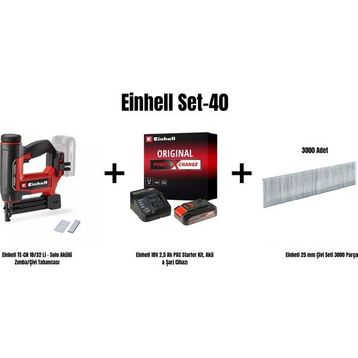 Einhell TE-CN 18/32 Li 2.5 Ah Akülü Zımba Çivi Tabancası