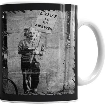 Einstein Albert Einstein Porselen Kupa Bardak