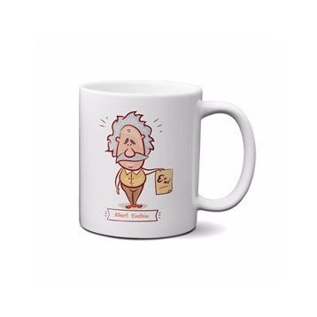 Einstein Albert Einstein Porselen Kupa Bardak