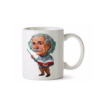 Einstein İki Tarafı Baskılı Kupa