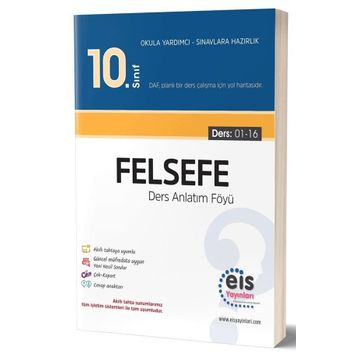 Eis Yayınları 10. Sınıf DAF Felsefe Ders Anlatım Föyleri