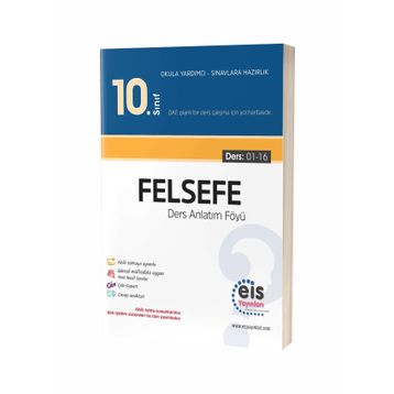 Eis Yayınları 10. Sınıf DAF Felsefe Ders Anlatım Föyleri