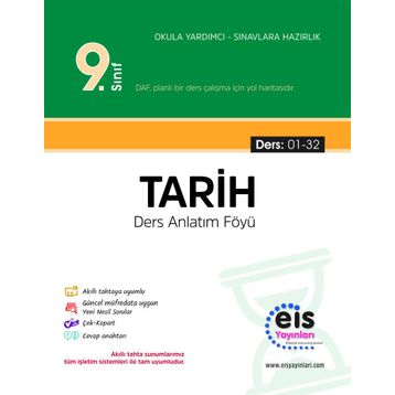 Eis Yayınları 9. Sınıf DAF Tarih Ders Anlatım Föyleri
