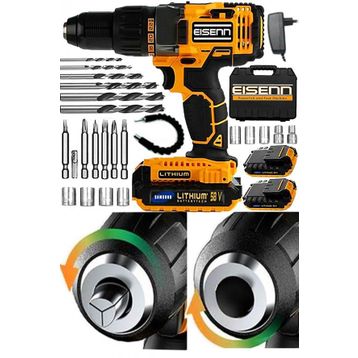Eisenn Alman Teknoloji Joker Series 58 V 8 Ah Samsung Çift Akülü Seri Vidalama Matkap