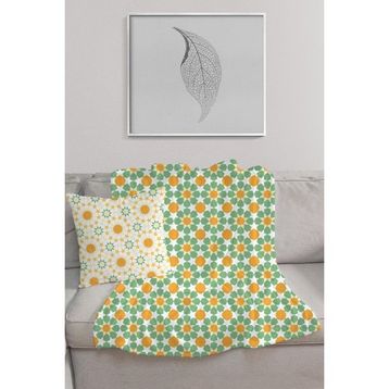 Ejoya 106879 100x150 cm Renkli Özel Tasarım Tek Kişilik Battaniye ve Yastığı