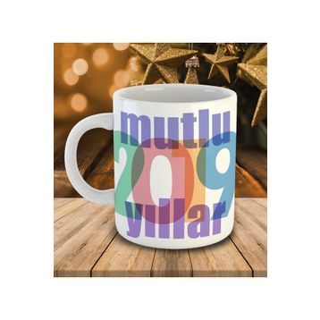 Ejoya 80989 Mutlu Yıllar Temalı Kupa