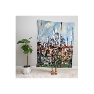 Ejoya 90584 Modern Desenli Polar TV Battaniyesi