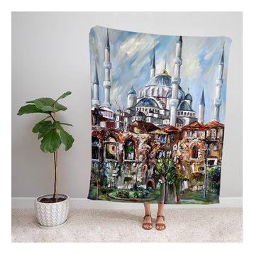 Ejoya 90584 Modern Desenli Polar TV Battaniyesi
