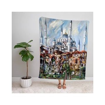 Ejoya 90584 Modern Desenli Polar TV Battaniyesi