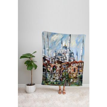 Ejoya 90584 Modern Desenli Polar TV Battaniyesi