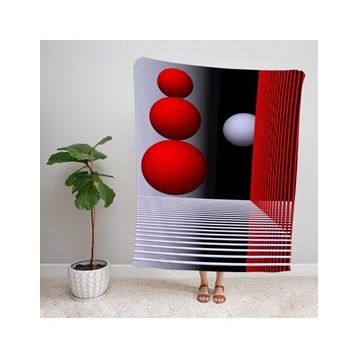 Ejoya 90624 Modern Desenli Polar TV Battaniyesi
