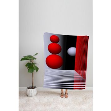 Ejoya 90624 Modern Desenli Polar TV Battaniyesi