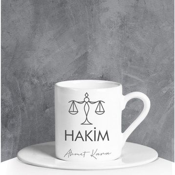 Ejoya 90697 Kişiye Özel Hakim Türk Kahvesi Fincanı