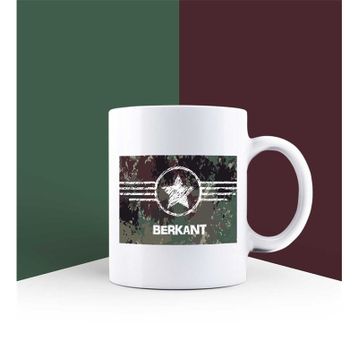 Ejoya Kişiye Özel Askeri Kupa Bardak