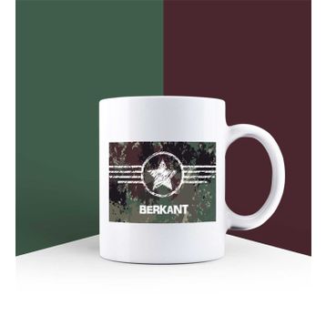 Ejoya Kişiye Özel Askeri Kupa Bardak