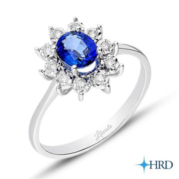 Ejoya SF0015YZY Safir Ve Pırlanta Yüzük