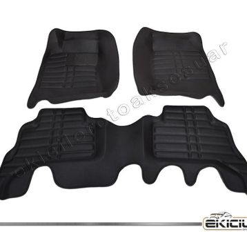 Ekiciler D-Max 2012 Sonrası 5D Siyah Oto Paspas