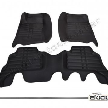 Ekiciler D-Max 2012 Sonrası 5D Siyah Oto Paspas