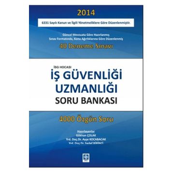 Ekin Yayınevi İş Güvenliği Uzmanlığı Soru Bankası