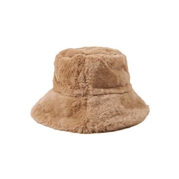Eklips Kahve Peluş Bucket Şapka