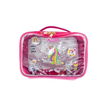 Eklips Unicorn Şeffaf Makyaj Çantası