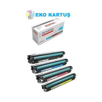 Eko Kartuş Hp CF082A (CE400A-CE401-CE402-CE403) Set Muadil Toner