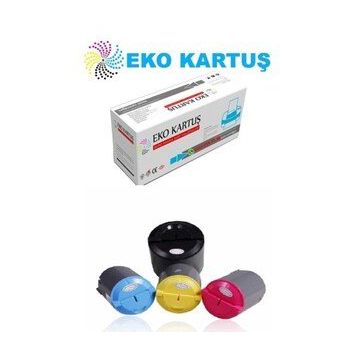Eko Kartuş Xerox Phaser 6110B 6110 (106R01203-04-05-06) Set Muadil Toner
