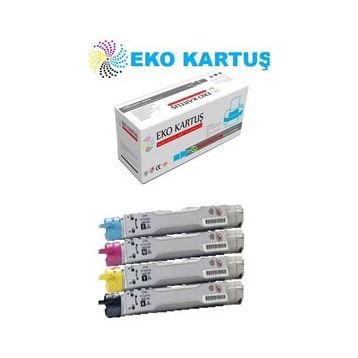 Eko Kartuş Xerox Phaser 6200B (016200100-200-300-400) Set Muadil Toner