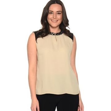 Ekol 2W80234101 Ekru Kadın Bluz