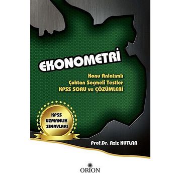 Ekonometri KPSS Uzmanlık Sınavları - Aziz Kutlar