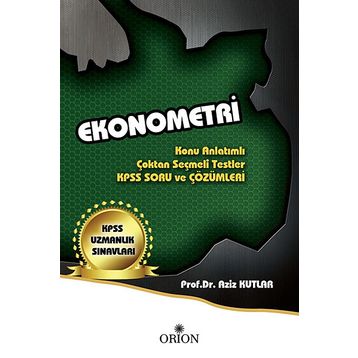 Ekonometri KPSS Uzmanlık Sınavları - Aziz Kutlar