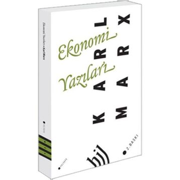 EKONOMI YAZILARI - KARL MARX