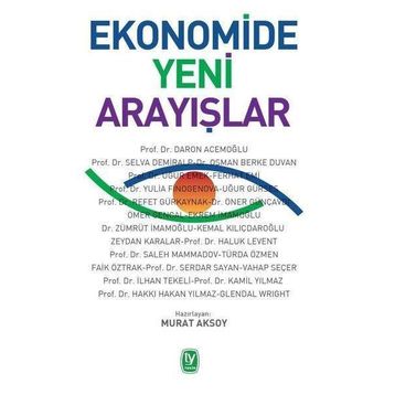 Ekonomide Yeni Arayışlar - Tekin Yayınevi