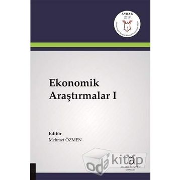Ekonomik Araştırmalar 1 - Mehmet Özmen