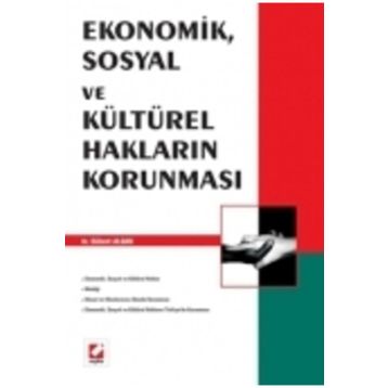 Ekonomik Sosyal ve Kültürel Hakların Korunması - Bülent Algan